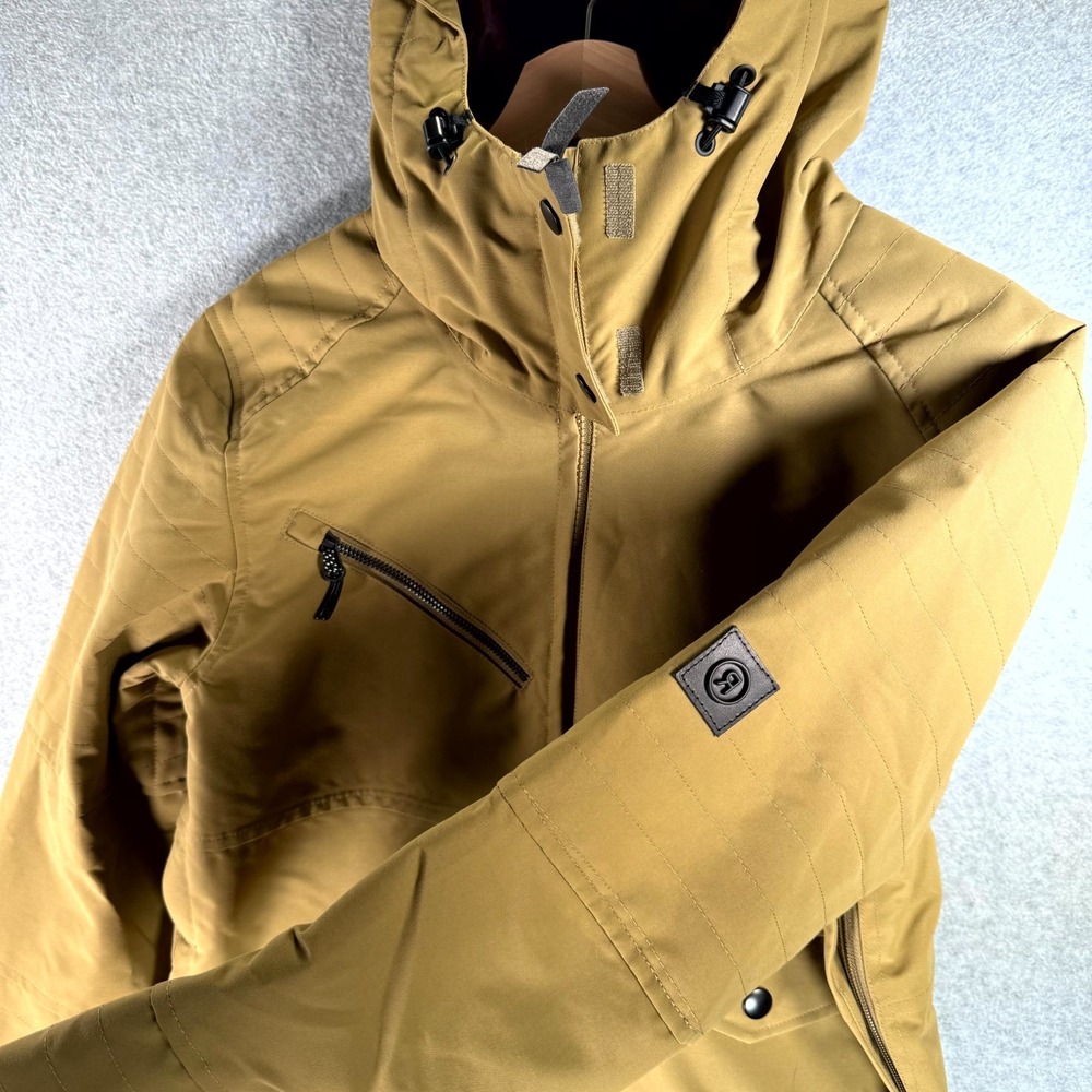Ride Snowboards Cherry Snow Jacket Womens Medium Moss Oxford Insulated Hooded - Picture 5 of 12